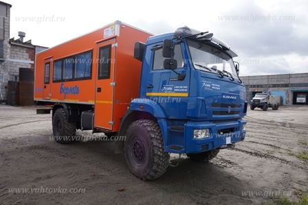 Автобус вахтовый КАМАЗ 43502, 18 мест с багажным отсеком